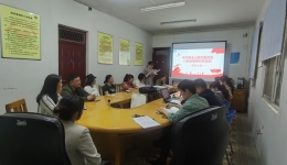 自治区南溪山医院行政后勤第四党支部开展党史教育