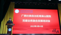 自治区南溪山医院党建业务融合发展有新招