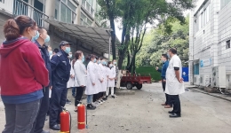 南溪山医院药学部顺利开展危化品、消防综合演练