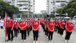 南溪山医院50名广西援琼医疗队队员赶赴海南抗疫前线