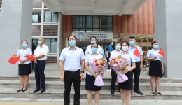 南溪山医院100名支援北海抗疫医疗队员平安凯旋