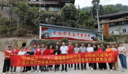 喜迎党的二十大 重阳慰问送温情  南溪山医院老党员积极参与乡村振兴活动