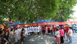 南溪山医院送健康活动第82站走进锦绣社区