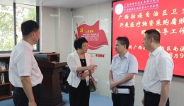 自治区卫健委督导组到南溪山医院开展专项整治督查