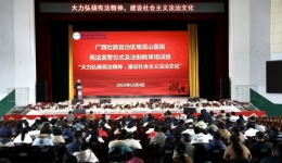 自治区南溪山医院举行宪法宣誓仪式及法制教育培训班