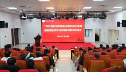 述职评议比实绩，“五基三化”见成效——自治区南溪山医院召开2023年度党支部书记抓党建述职评议工作会议