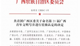喜报 | 广西壮族自治区南溪山医院 3个集体获评“第21届广西青年文明号”