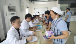 桂林市总工会  广西壮族自治区南溪山医院 “为职工办实事 送医送健康进基层”第111站 ——走进桂林大行环创新材料科技有限公司