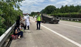路遇伤者伸援手，自治区南溪山医院医护高速上演生命接力