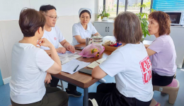 自治区南溪山医院志愿者温情陪伴安宁疗护中心患者