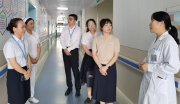 自治区卫健委老龄处副处长覃璨到南溪山医院调研指导