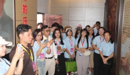 中越青年红色研学营走进自治区南溪山医院